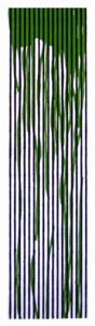Poggendorf Clearing, 2001 15 variations uniques, format 200/50 cm.
