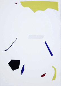 Sans titre, 1995 4 grandes planches réalisées à partir de maquettes en collage Les originaux sont de la période “Couper-coller” de l’artiste. Format 70/100 cm. Support Vélin BFK Rives 270 gr. 40 exemplaires signés et numérotés.