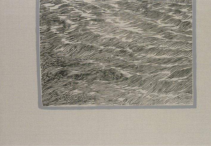 Avec Le Titien... le passage de la Mer Rouge, 2008 6 œuvres toutes uniques réalisées en sérigraphie et rehaussées de la main de l’artiste. Format 116/89 cm.