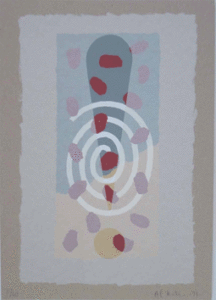 La queue du chat, 1999 Sérigraphie originale sur papier recyclé 300 gr. Format 45/35 cm. environ, 40 exemplaires signés et numérotés, 1 exemplaire Bibiothèque Nationale.