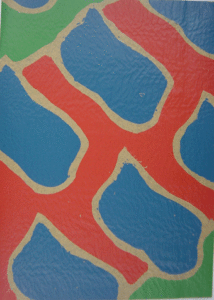 Sans titre, 2005 Sérigraphie originale sur Kraft armé, format 70/100 cm. 60 exemplaires signés et numérotés, 1 exemplaire Bibliothèque Nationale.